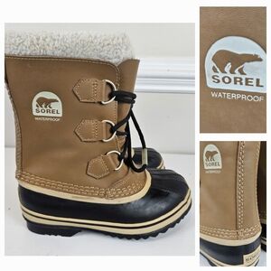 SOREL WATERPROOF WINTER SNOW DUCK BOOT Yoot Pac SZ 2